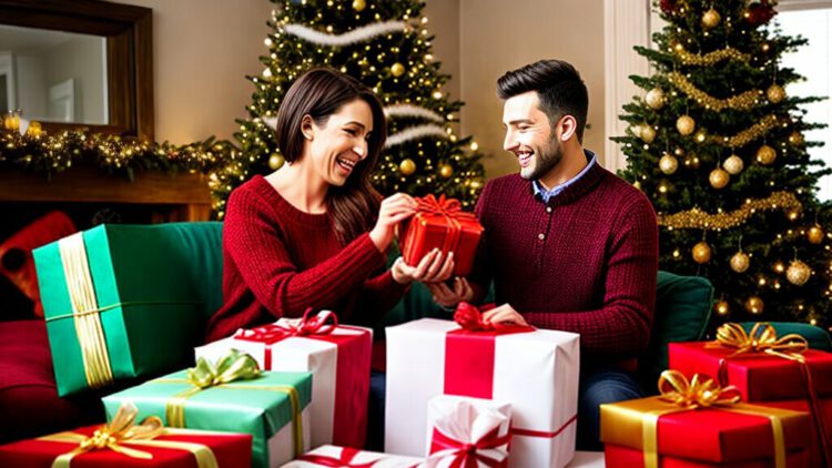 Paar Geschenke Weihnachten