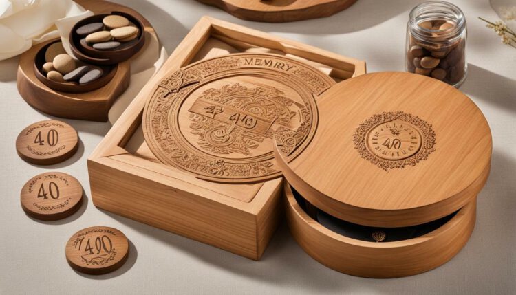 geschenke aus holz zum 40. geburtstag