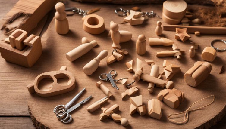 kleine geschenke aus holz selber basteln