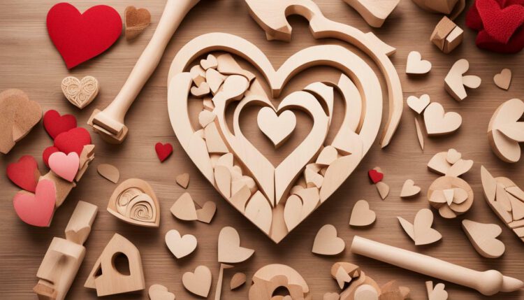 valentinstag geschenke aus holz basteln